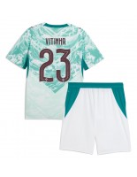 Portugali Vitinha #23 Vieraspaita Lasten MM-kisat 2026 Lyhythihainen (+ shortsit)